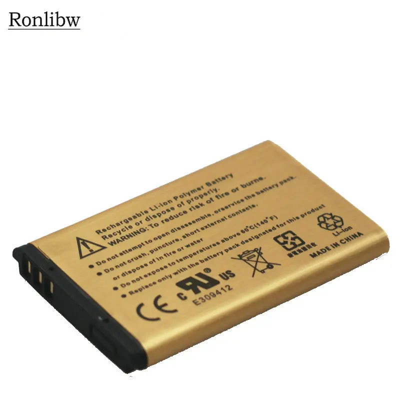 Сменный аккумулятор Ronlibw 2 шт. 2450 мА/ч 6230 BL5C зарядное устройство для Nokia 6270 6555 6600 6630