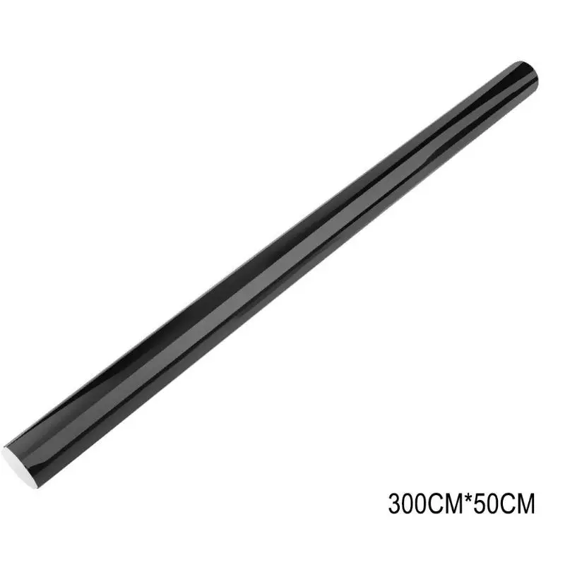VODOOL 300cmx50cm VLT Black Car Window Tint Tinting Film Roll Car Auto Home Window Glass Summer Solar UV Protector Sticker Films