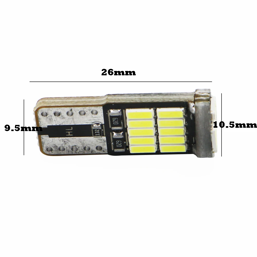 YSY 300x Новый t10 w5w led белый 26SMD 4014 лампы 194 168 501 Светодиодная лампа авто интерьерный