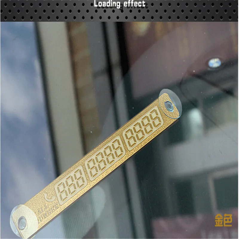 Новые стайлинга автомобилей световой временная парковка карта с присосками и