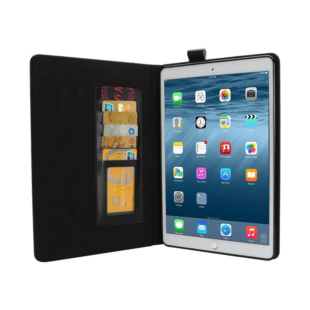 Для нового iPad 9 7 2018 чехол Винтажный стиль книги Фолио кожа мульти угол стенд смарт