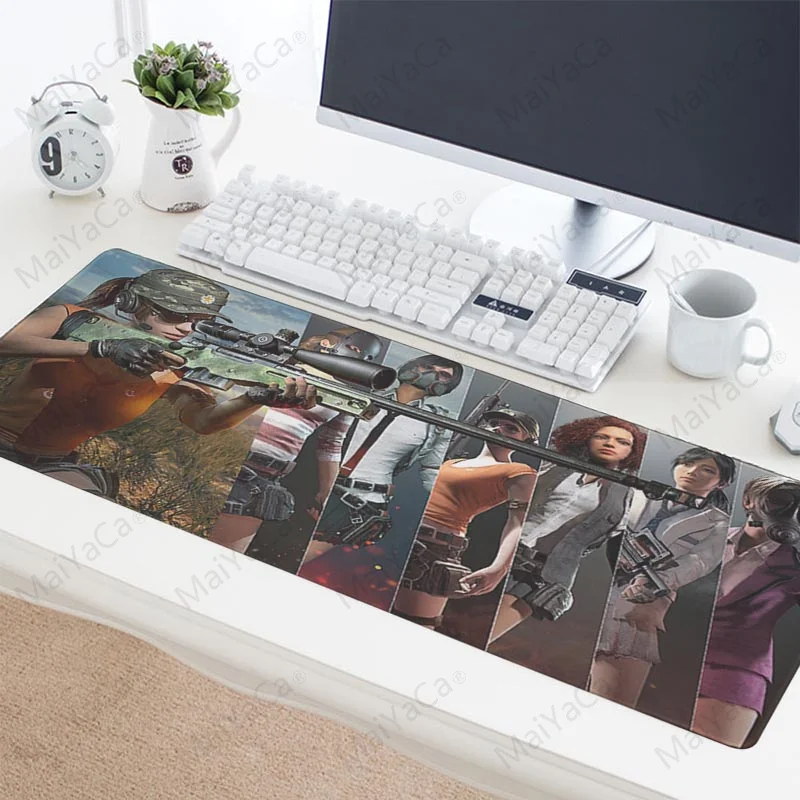 Lock Edge 30x60cm MaiYaCa Playerunknown's Battlegrounds скоростной большой игровой коврик для мыши Pubg, резиновый коврик для мыши, игровой коврик для настольного компьютера - Цвет: Lock Edge 30x60cm