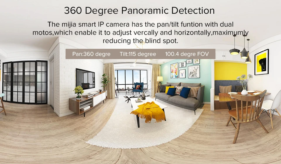 Xiaomi Mijia CCTV Smart IP камера 1080P WiFi Pan-tilt ночное видение 360 вид обнаружения движения Xioami домашний комплект монитор безопасности