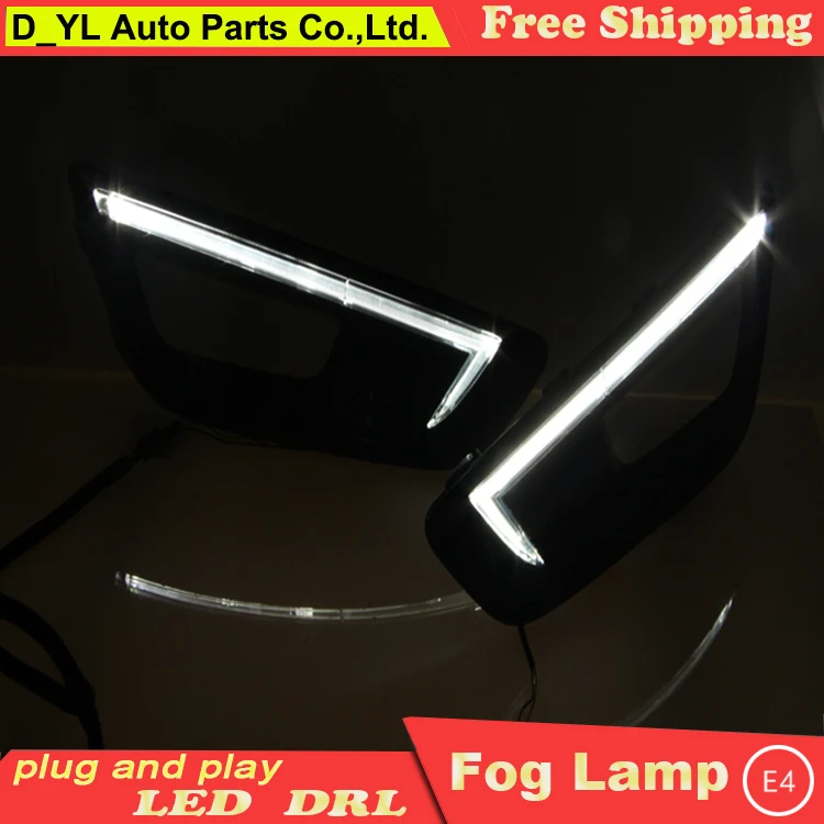 Стайлинг автомобиля дневные ходовые огни для Ford Focus светодиодный DRL 2015-2018 ные