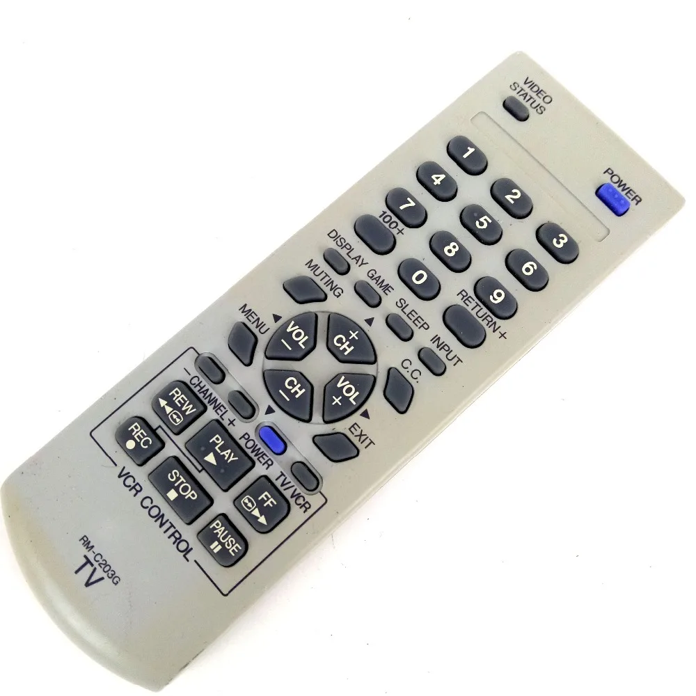 Б/у оригинальный телефон RMC203G для пульта дистанционного управления JVC TV AV27CF35