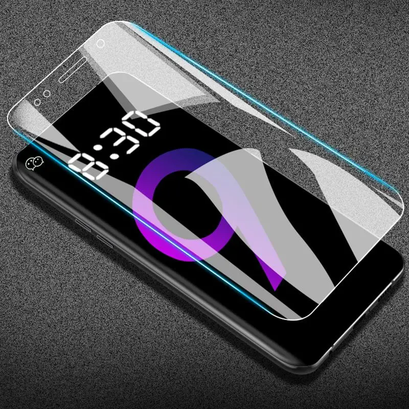 Для samsung Galaxy Note 9, 8, A8, A6 PLUS,, S9, S8 PLUS, S7 EDGE, полное покрытие, Защитная силиконовая ТПУ пленка, Гидрогелевая наклейка