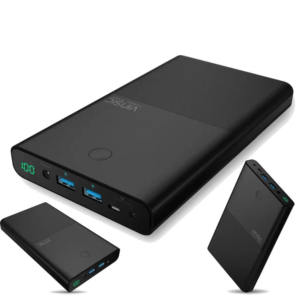 Внешний аккумулятор 130000 мА/ч двойной USB внешний светильник весовой компактный