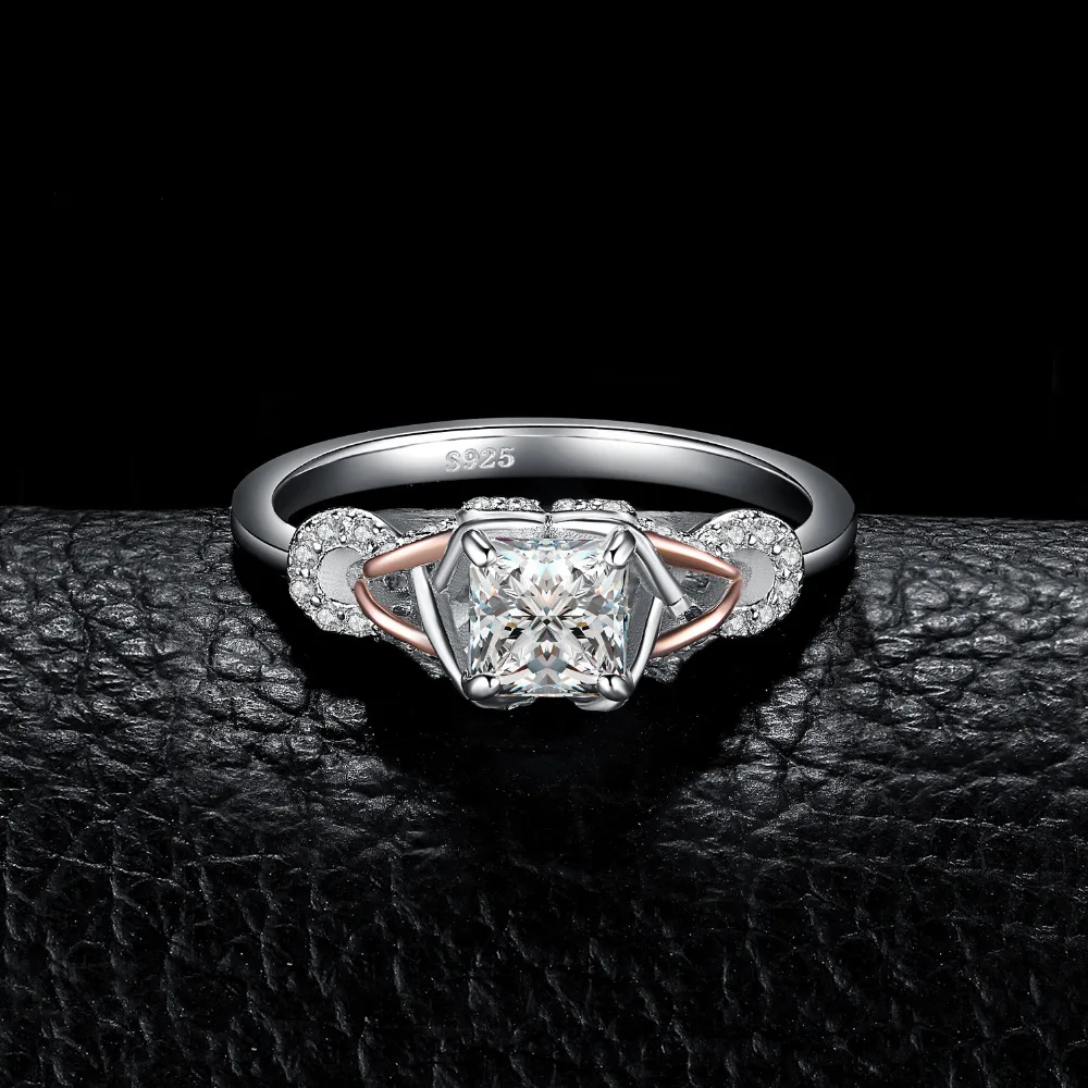 JewelPalace Infinity кельтский обручальное кольцо из розового золота 925 пробы серебряные