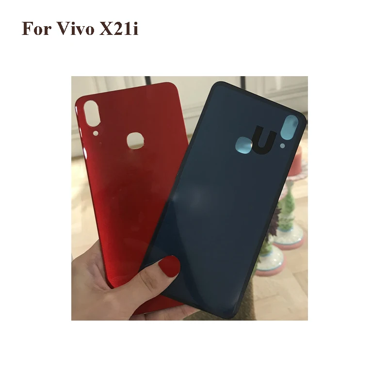 

TOP Quality For VIVO X21i Glass Housing Battery Back Cover Rear Door For VIVO X 21i X21 i Vivox21i Battery Cover Repalcement