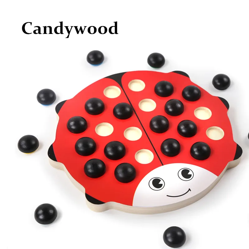 Обучающие игрушки для детей деревянный Жук память в шахматах | Игрушки и хобби