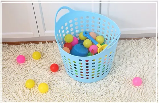 Модная мягкая пластиковая корзина для белья грязной одежды хранения вырезанная