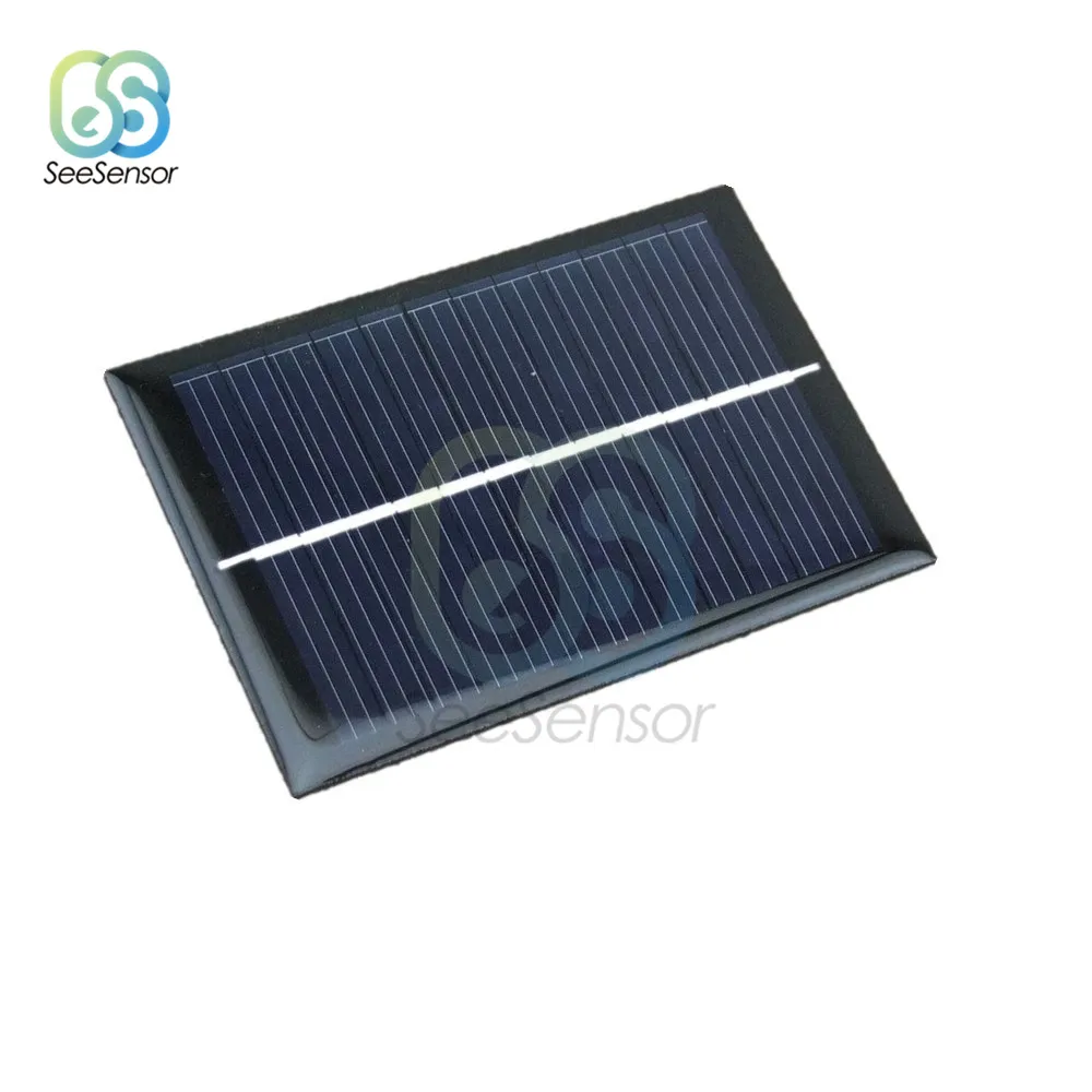 6V 100mA 0 6 W Мини эпоксидная солнечная панель фотогальваническое