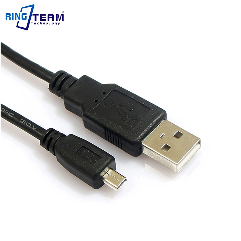 USB-кабель для передачи данных для камер Pentax Optio Q10 Q-S1 RZ10 Megazoom X70 MX-1 X5 X90 WG1 WG2 WG3 WG10 WG20 W90 Ricoh WG4 WG5