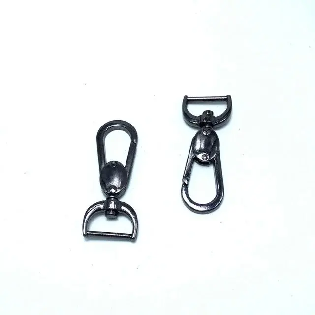 

3/4 Inch ( 20mm ) Gunmetal Lobster Swivel Trigger Clips Snap Hook