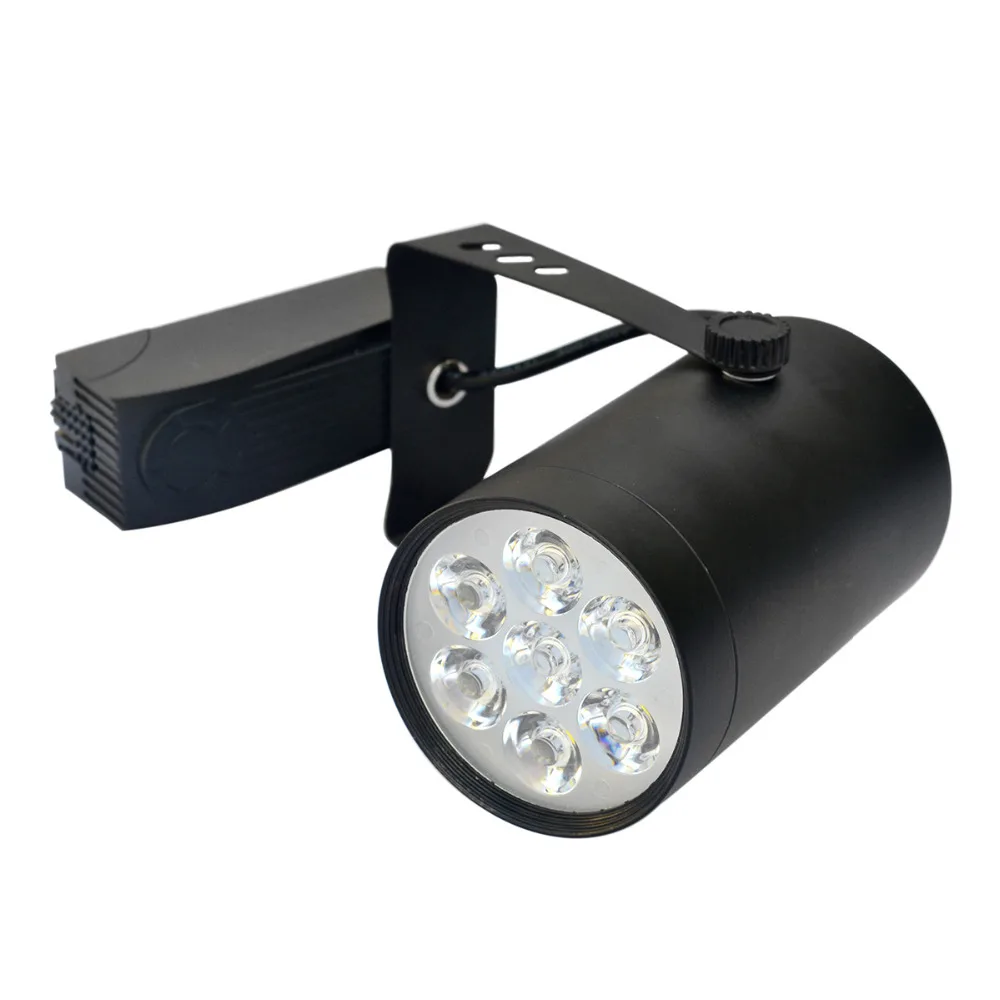 Jiawen 20 шт./лот 7 Вт LED Регулируемые светильники AC85-265V Алюминий белый и черный В виде