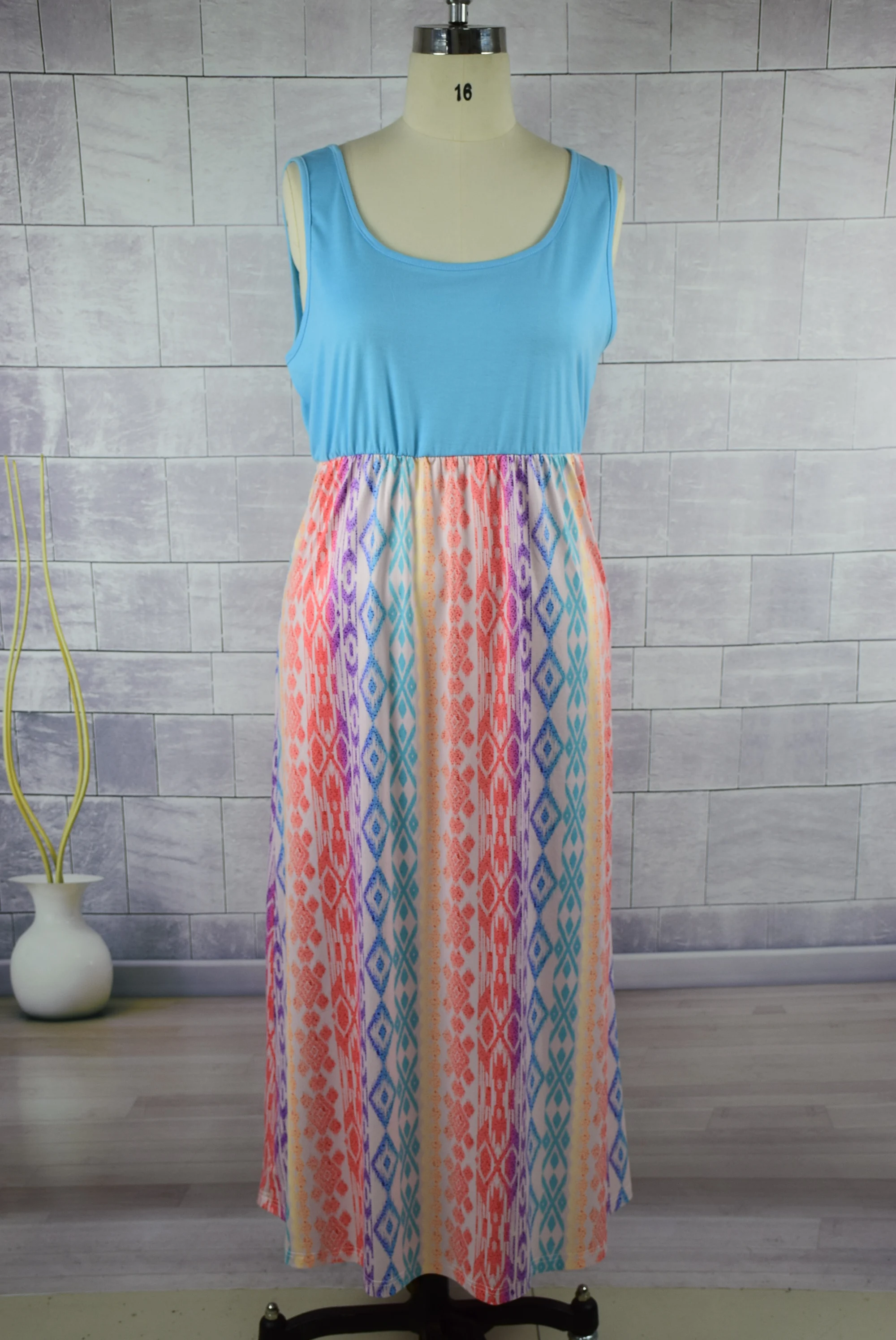 Женское богемное платье большого размера летнее макси Xxxl Xxxxl Xxxxxl Sukienki Vestidos Verano