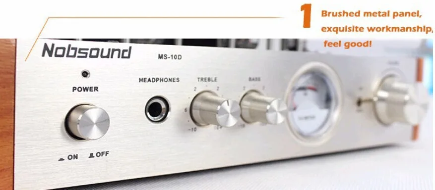 Nobsound MS-10D ламповый усилитель мощности аудио hifi стерео самый экономичный усилитель отличный звук с наушниками