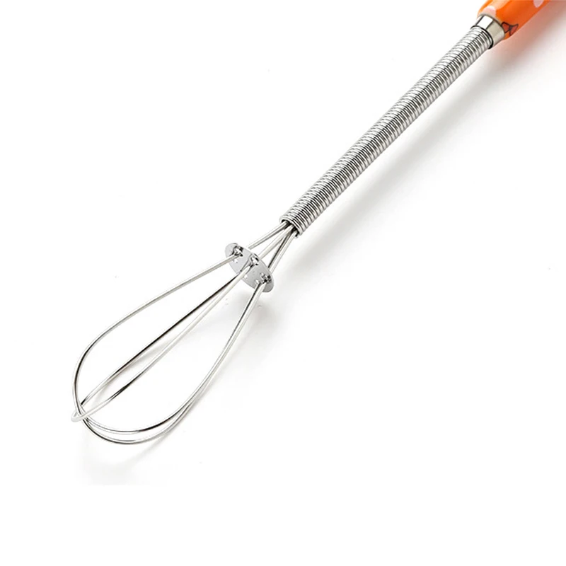 Мини венчик для взбивания с керамической ручкой из нержавеющей стали ручные