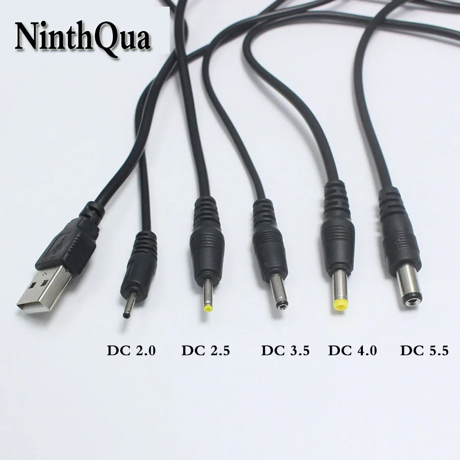 Кабель питания NinthQua 1 шт. USB порт 2 0*0 6 мм 5*0 7 3 5*1 35 4 0*1 5 5*2 В DC|Соединители| |