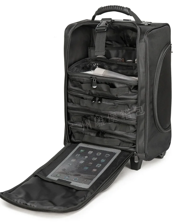 Профессиональная косметическая багажная тележка нейлоновый ящик для