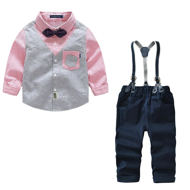 

New Boy Clothes 2019 Children's Spring Children's Clothes Set Baby Gentleman Set Child Clothing Boy Set Long Sleeve Set