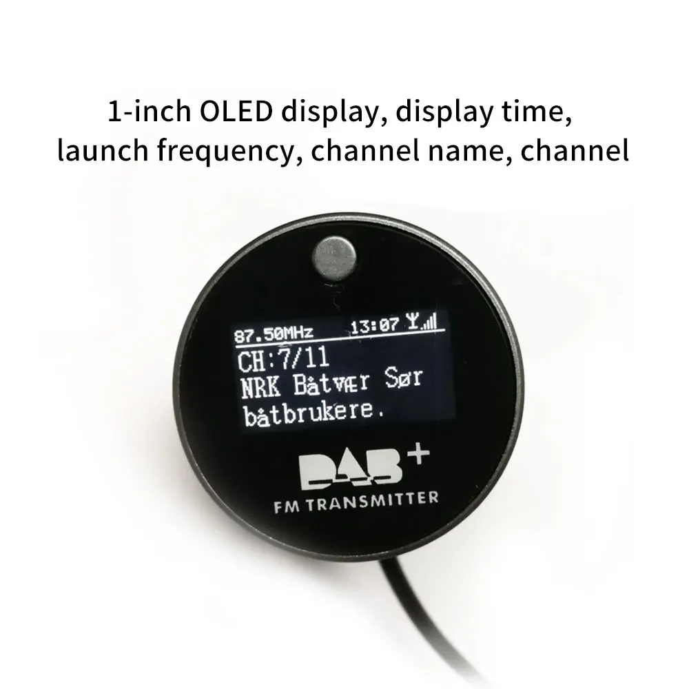 Автомобильное радио DAB+ fm-передатчик+ тюнер приемник с антенной DAB конвертер Plug-and-Play ручка с 5 В 2.4A USB часть для iPhone