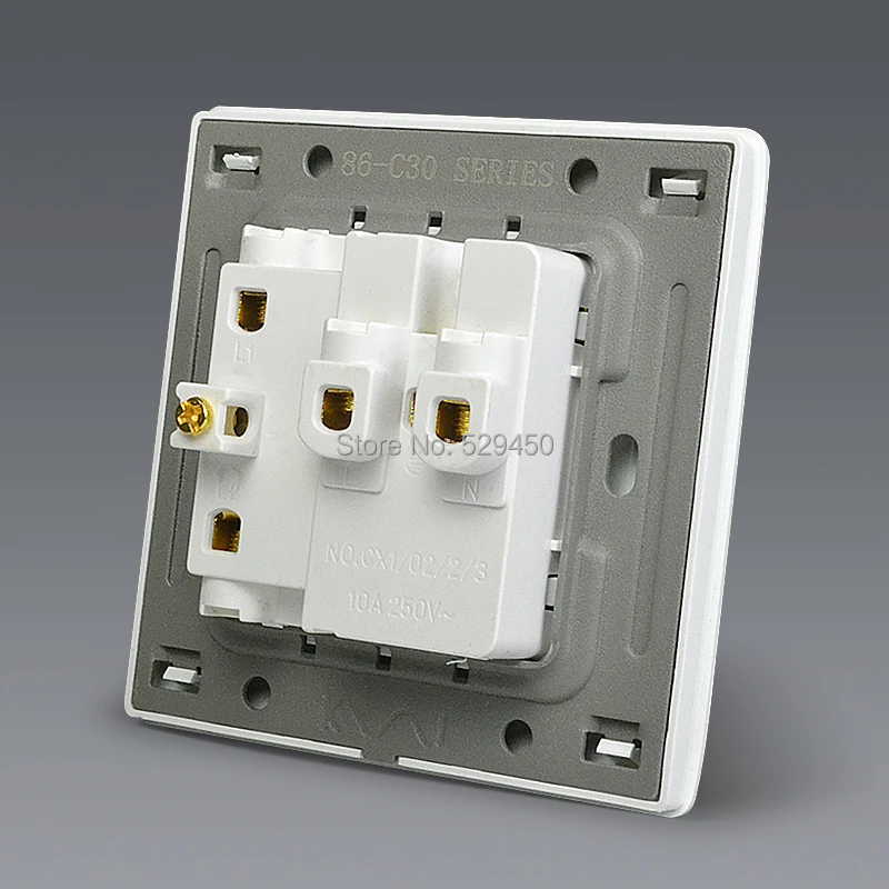 Роскошная настенная электрическая розетка COSWALL с 5 отверстиями 1 комплект 2