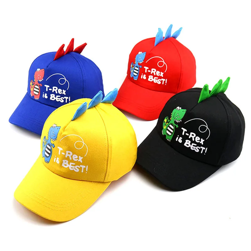 Модные детские регулируемые сетчатые бейсболки с мультяшным рисунком летняя