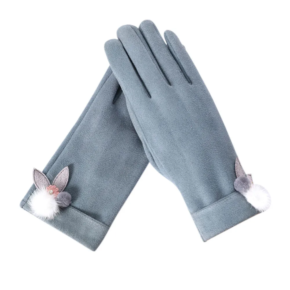 B KANCOOLD осень femme feminine армейский зеленый для женщин Женская мода зима сплошной полный палец руки открытый теплый PSEPT8 - Цвет: B