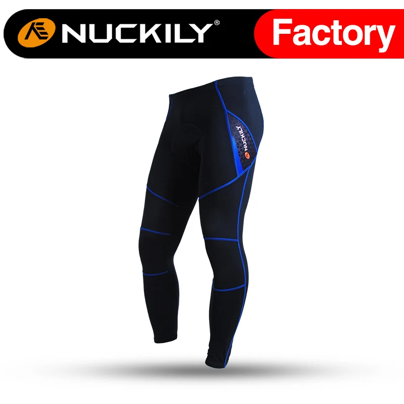 Nuckily Мужская зимняя уличная спортивная одежда флисовые велосипедные брюки NS900