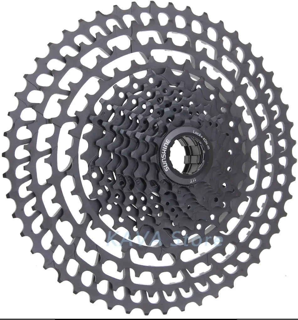 SUNSHINE MTB 12 скоростей кассета 11-50T Сверхлегкая 399 г CNC Freewheel горный велосипед запчасти для XTR GX NX