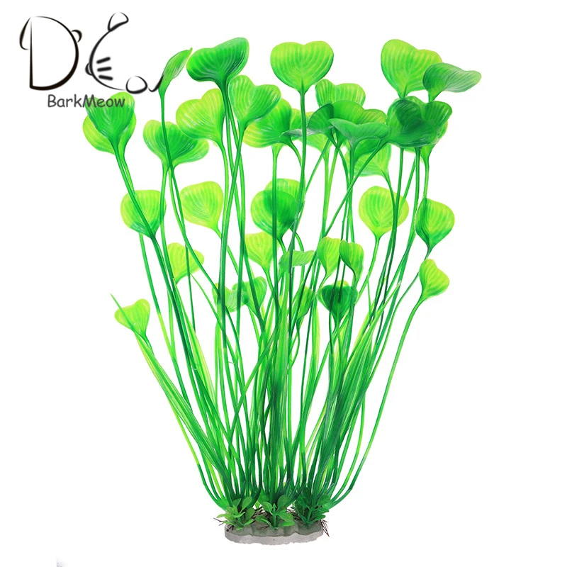 BarkMeow 40cm Simulation Aquatic Plants LOVE Style Fish Tank Aquariums Landscape Decorate TPC Underwater Accessories BWCL44 | Дом и сад