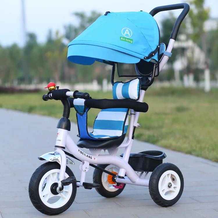 Детская трехколесная Stroller1-3-5Y, велосипедная детская коляска, детская коляска, складная коляска для малышей, коляска для путешествий с зонтиком