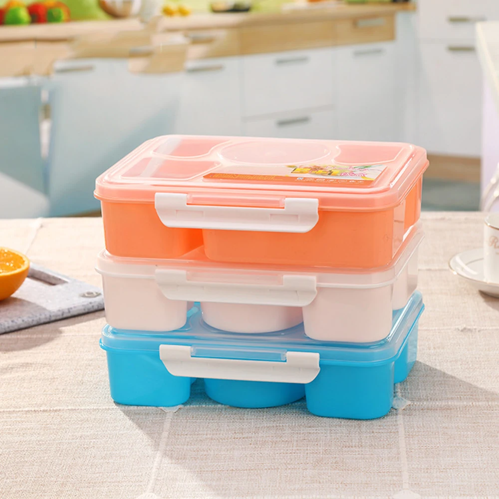 Новая коробка для микроволновой печи Bento детский Ланч-бокс пикника еды фруктов