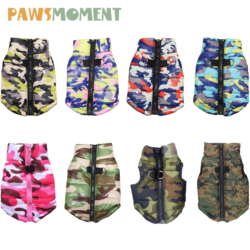 2018 теплая одежда для собак маленьких зимний толстый жилет чихуахуа бульдога