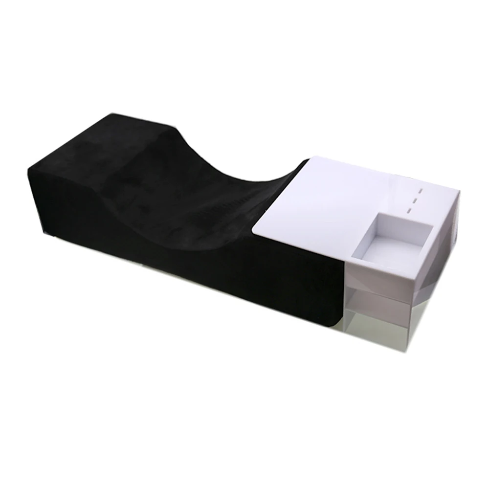 Professional Eyelash Extension Pillow Grafted Eyelashes Shelf Lashes Grafting Headrest Neck Support For Makeup Beauty Salon Use - Цвет: pillow and shelf