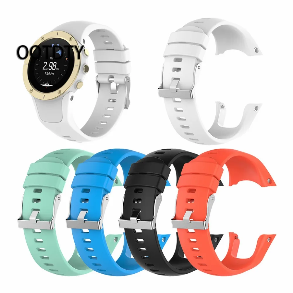 Силиконовый сменный ремешок для наручных часов Suunto Spartan 1
