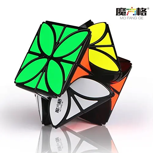 Кубик Cuber Speed Qiyi 4 Leaf с клевером Plus Black Cube QiYi mofangкуge БИК головоломка|Головоломки| |