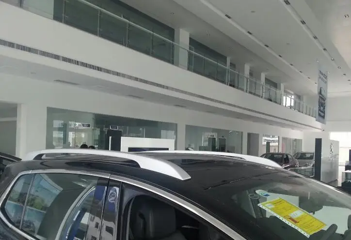 Высококачественный Серебряный рельсовый стержень на крышу для peugeot 3008 2013 2017 в