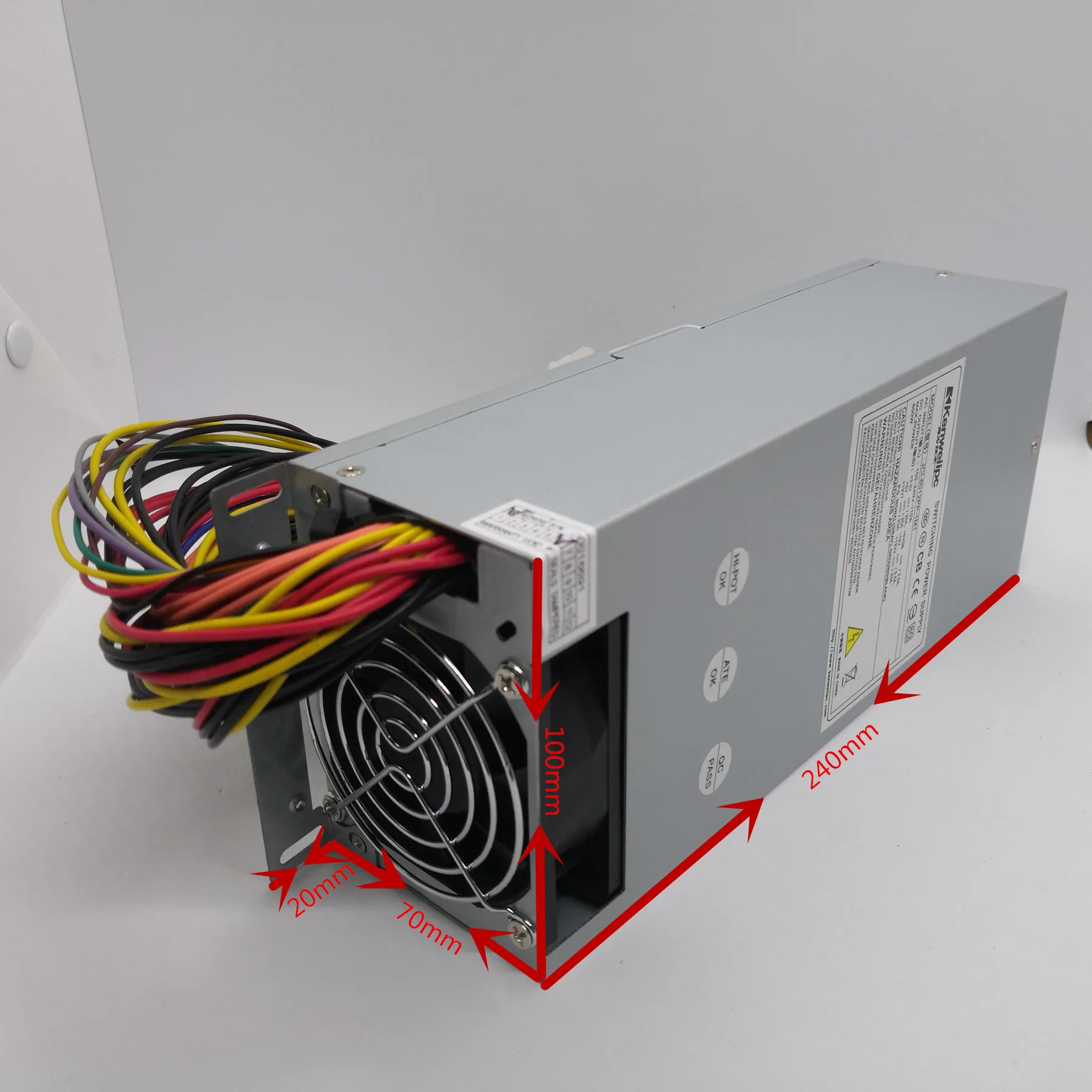 Блок питания устанавливаемый в стойку 600 Вт 2U промышленный серверный блок ATX power