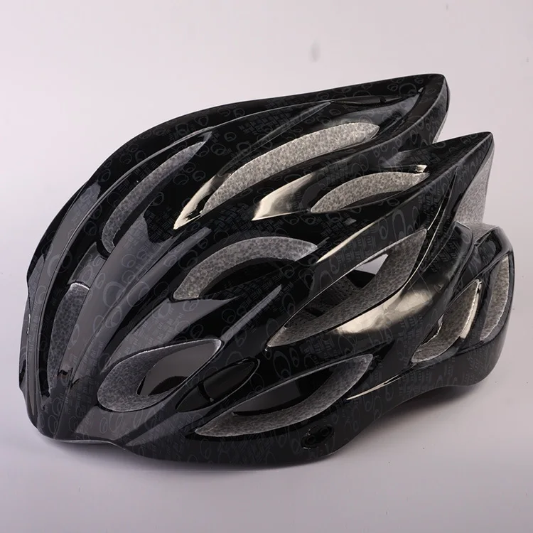 The black one ultra light mountain bike riding helmet fashion | Спорт и развлечения