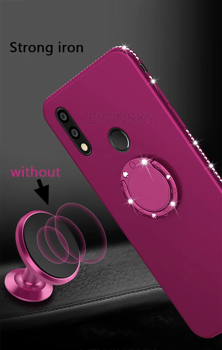 Роскошные Стразы силиконовый чехол для huawei Y9 Nova 3 3i P20 P8 P9 Lite Коврики 10 20 Pro P smart чехол на honor 7c 8 9 вид 10