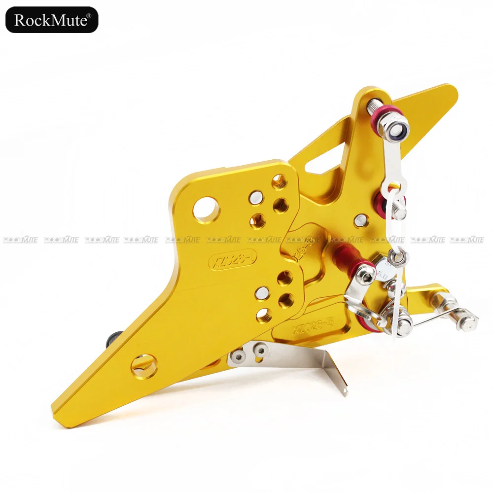 Мотоцикл Rearsets для Kawasaki Z800 2013 2014 2015 2016 CNC регулируемая подножка рычаг переключения