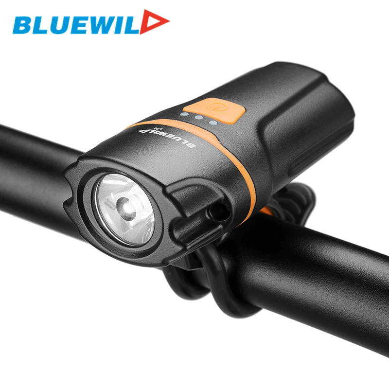Новый оригинальный BLUEWILD L30 велосипедный передний светильник s USB перезаряжаемая