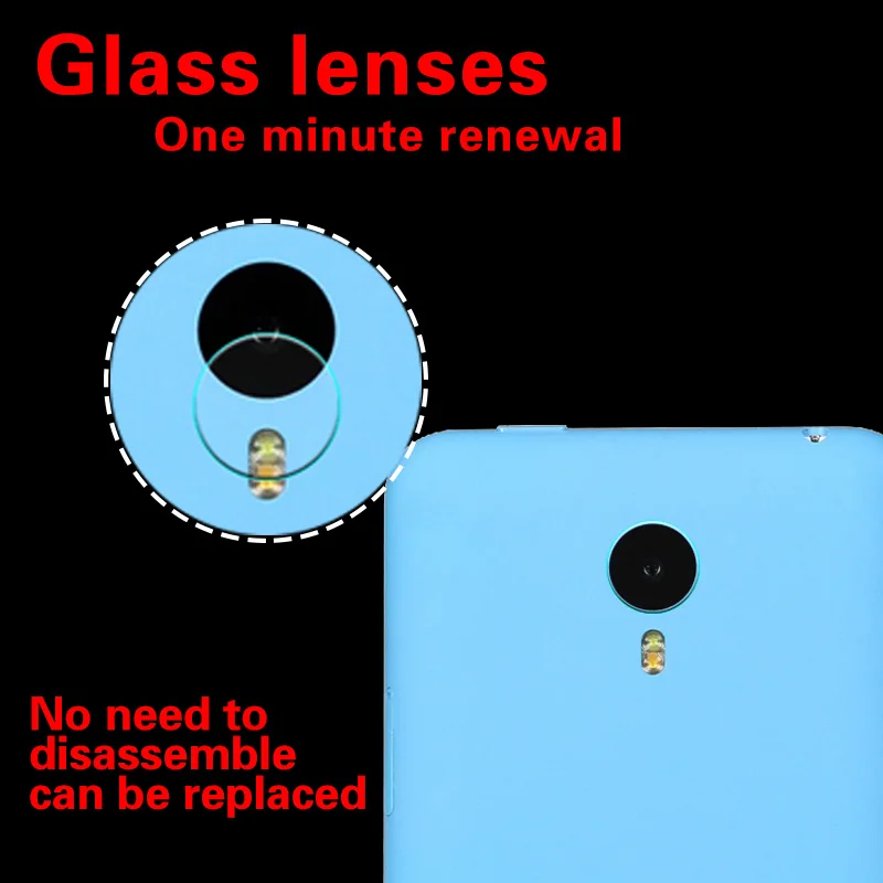 Back Camera Lens Tempered Glass Film For Meizu M1 M2 M3 M5 Note camera Meilan 1 2 3 5 Rear Camrea Protector |