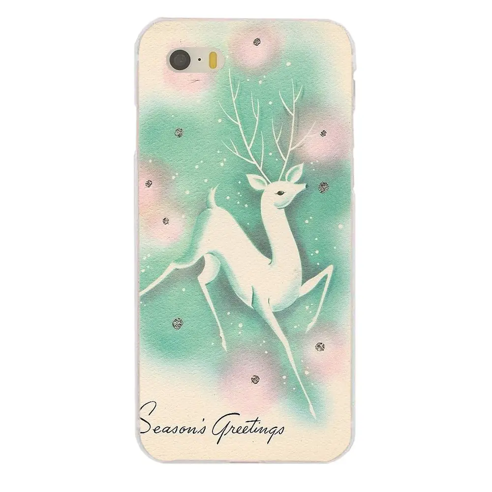 For Galaxy A3 A5 A7 On5 On7 2015 2016 2017 Grand Alpha G850 Core2 Prime S2 I9082 Back Phone Case Reindeer Deer Vintage Christmas | Мобильные