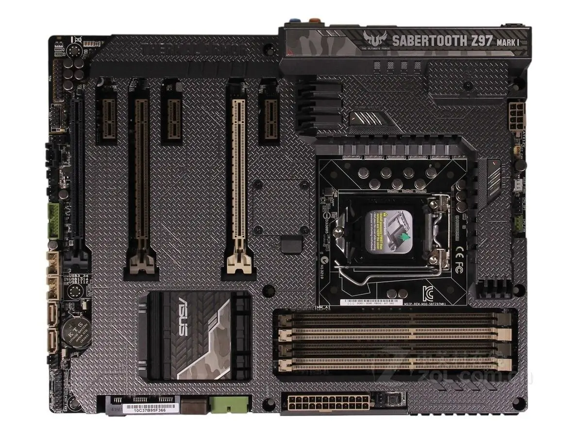 Оригинальный SABERTOOTH Z97 MARK 1 зубчатый Тигр 1150 материнская плата используется 90%