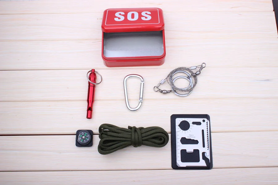 Уличное оборудование с Паракордом для экстренной фотобудки SOS пила кемпинга