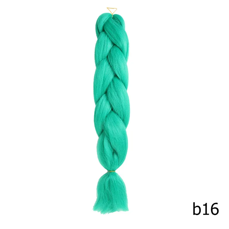 #60 Sambraid jumbo косы ombre канекалон 24 inch плетение волос для вязания канекалон крючком косы синтетических крючком волос 100g - Цвет: #60