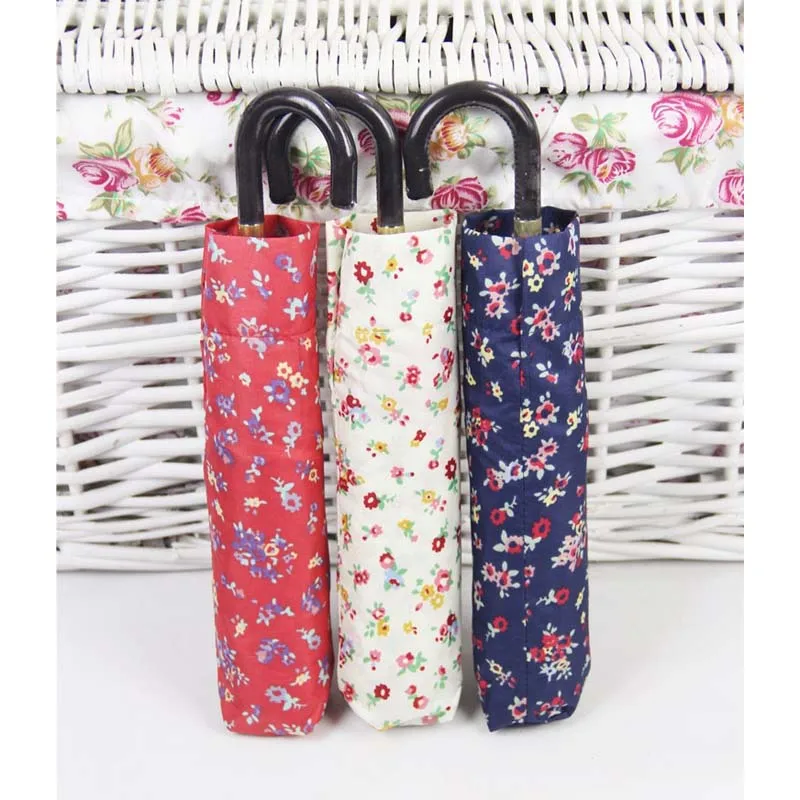 Модный креативный изогнутый Зонт с крючком и ручкой супер-светильник цветком